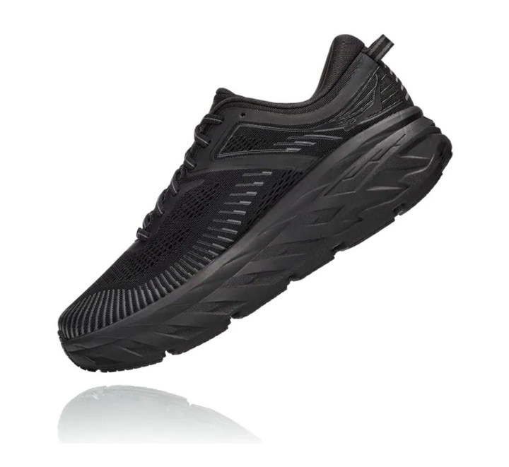 NIB Hoka One Men\'s Bondi 7‎ Running Athletic Sneakers BBLC Black 8.5 HOKA Bondi 7 Road-Running Shoes - Men main image 4
