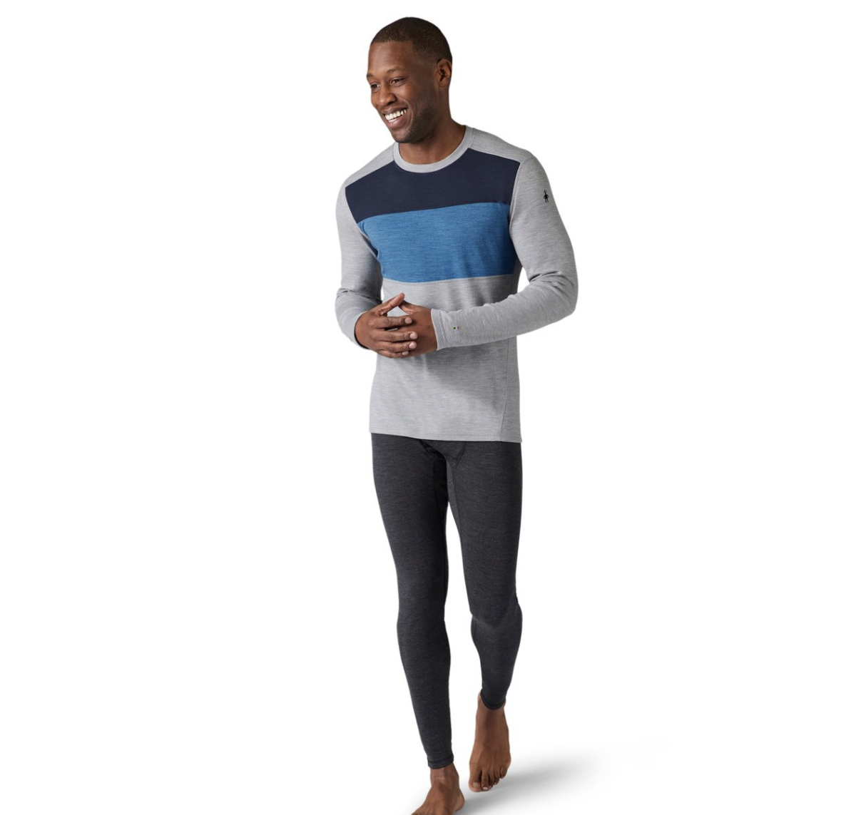 Men's Smartwool Merino 250 Base Layer Colorblock Crew SW016353-H87