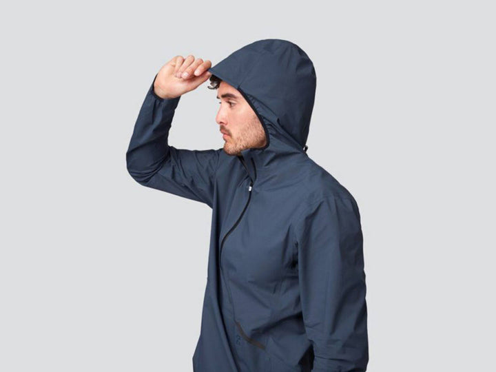 On WATERPROOF ANORAK メンズ L ネイビー Men's ON-Running Waterproof Anorak 124.00079 – =PR= Run & Walk