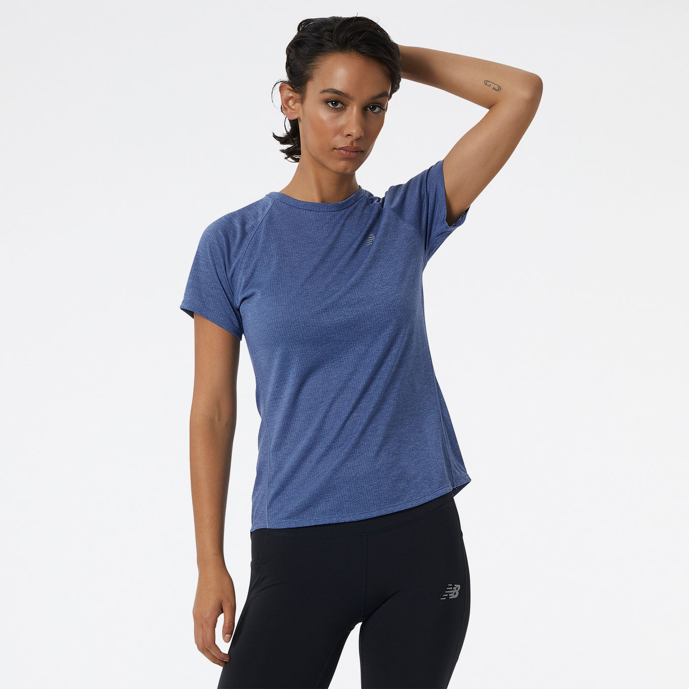 Women's New Balance Impact Run Short Sleeve - WT21262-NKH