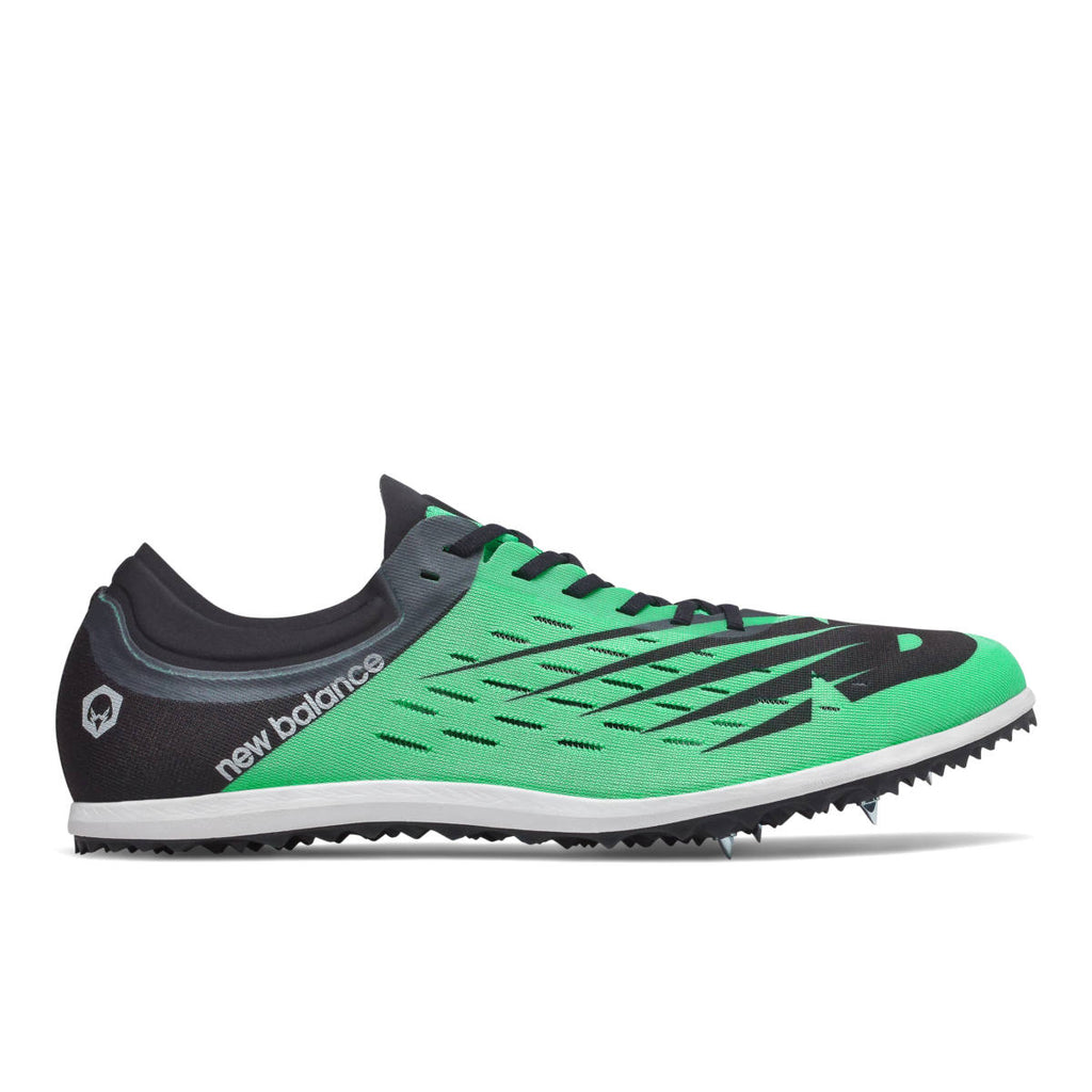 NEW NEW BALANCE men\'s ld5000 v4 spike shoe in white/green/black New Balance LD5000 v4 Spike  main image 4