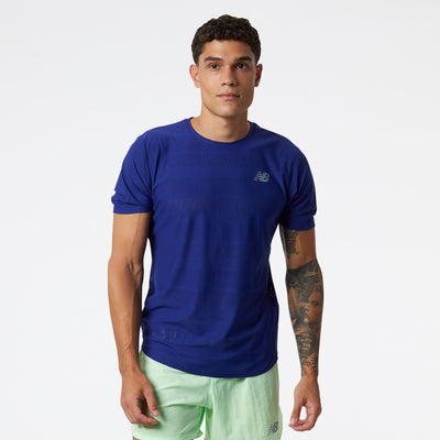 Men's New Balance Q Speed Jacquard Short Sleeve - MT13277-VBE