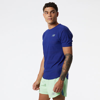 Men's New Balance Q Speed Jacquard Short Sleeve - MT13277-VBE