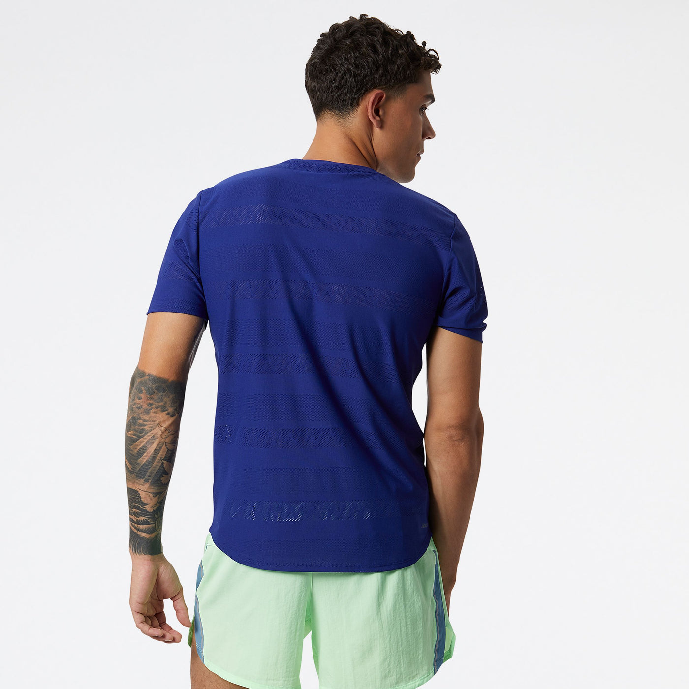 Men's New Balance Q Speed Jacquard Short Sleeve - MT13277-VBE