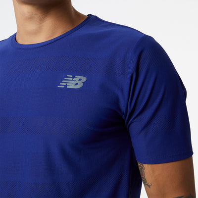 Men's New Balance Q Speed Jacquard Short Sleeve - MT13277-VBE