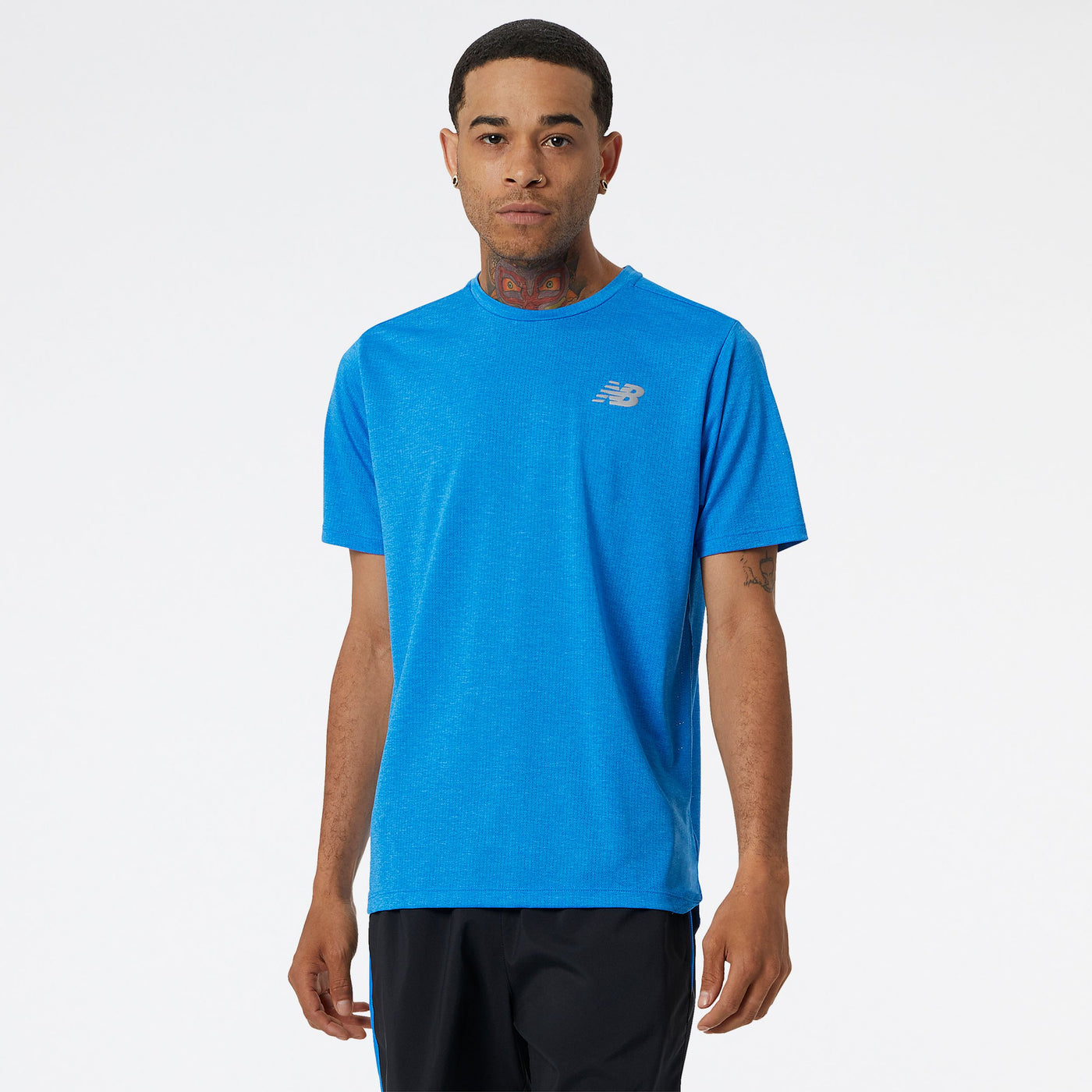 Men's New Balance Impact Run Short Sleeve - MT21262-SB8