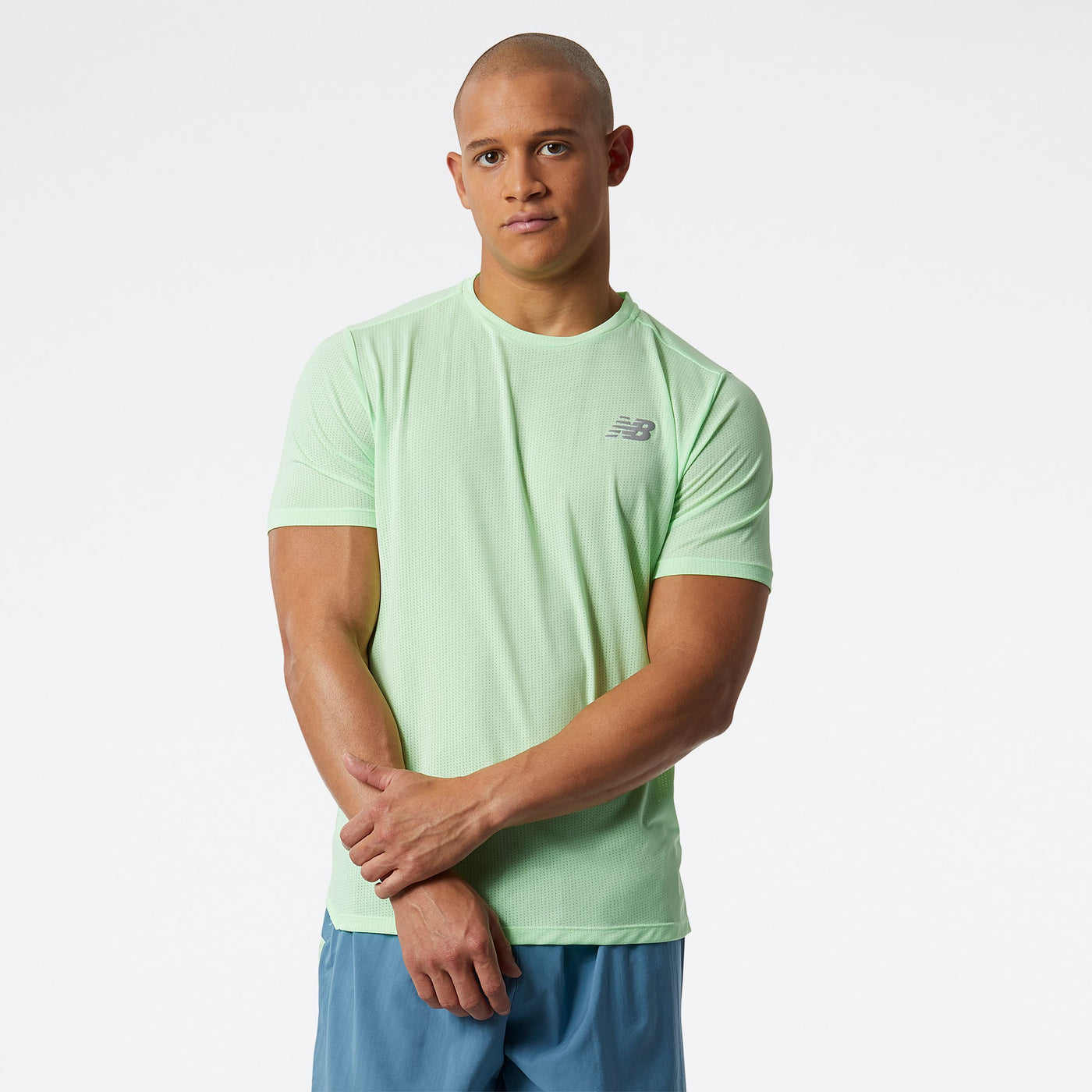 Men's New Balance Impact Run Short Sleeve - MT21262-VSG