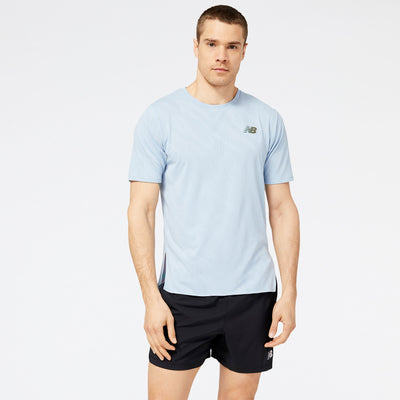 Men's New Balance Q Speed Jacquard Short Sleeve - MT23281-LAY