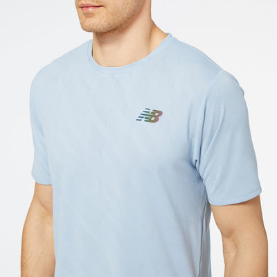 Men's New Balance Q Speed Jacquard Short Sleeve - MT23281-LAY