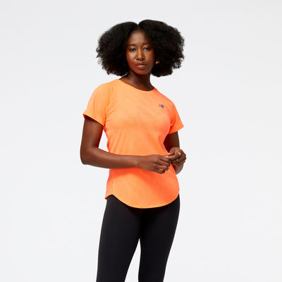 Women's New Balance Q Speed Jacquard Short Sleeve - WT23281-NDF